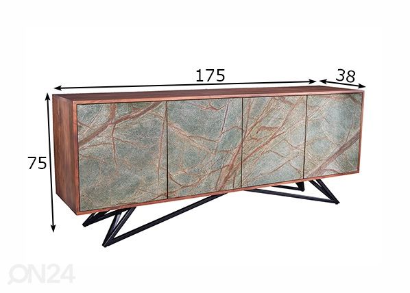 Kummut Soul 175 cm mõõdud