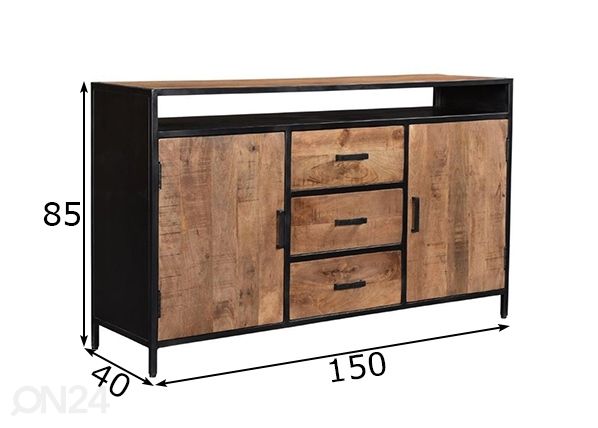 Kummut Sturdy 150 cm mõõdud