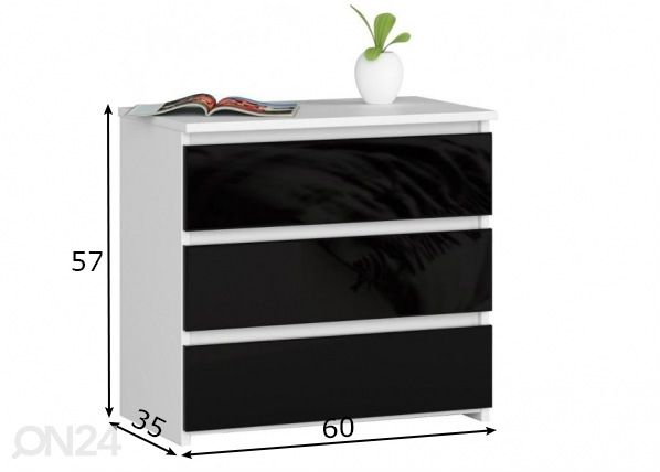 Kummut Trier KL 60 cm mõõdud