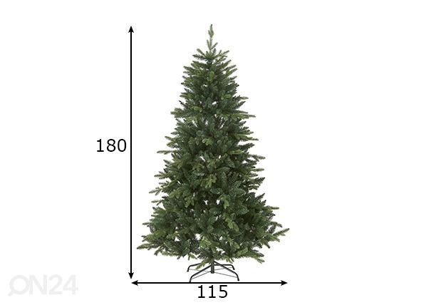 Kunstkuusk Bergen 180 cm mõõdud