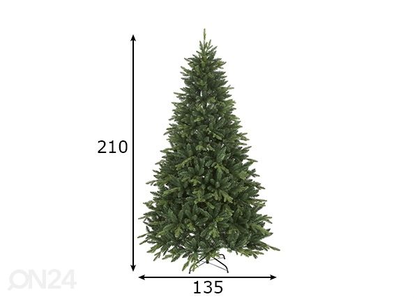 Kunstkuusk Bergen 210 cm mõõdud