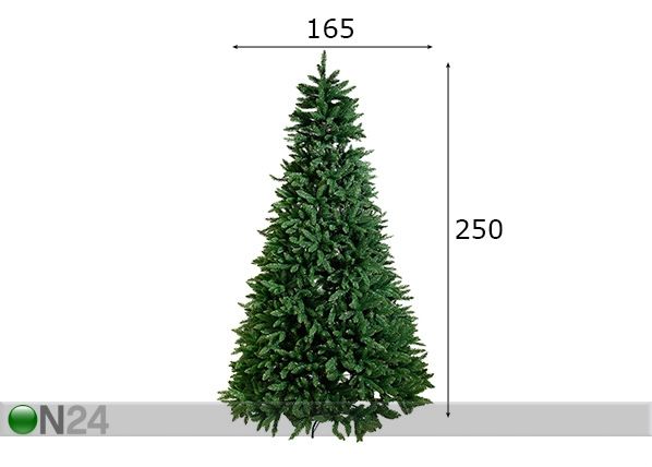 Kunstkuusk Calgary 250 cm mõõdud