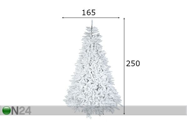 Kunstkuusk Calgary 250 cm mõõdud