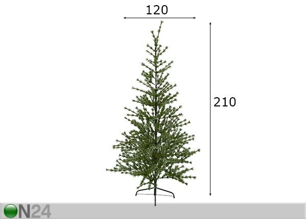 Kunstkuusk Larix 210 cm mõõdud