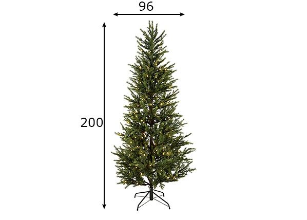 Kunstkuusk Malung LED 200 cm mõõdud