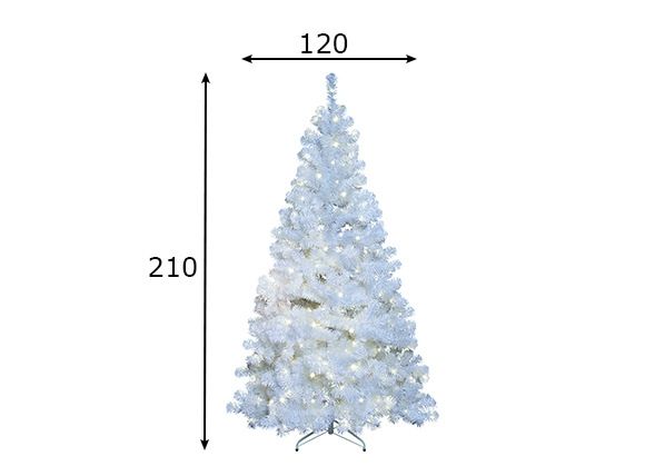 Kunstkuusk Ottawa LED 210 cm mõõdud