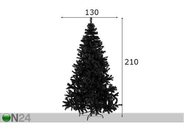 Kunstkuusk Quebec 210 cm mõõdud