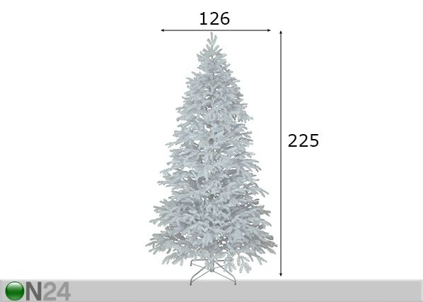 Kunstkuusk Ryda 225 cm mõõdud