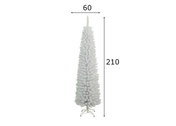 Kunstkuusk Slim 210 cm mõõdud