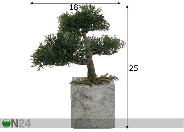 Kunstpuu Bonsai mõõdud