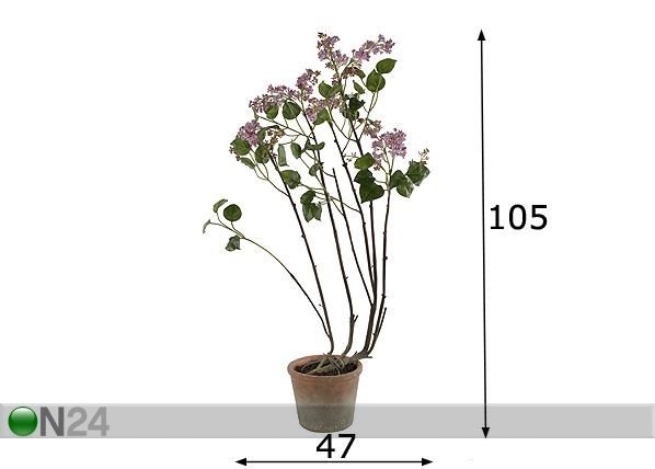 Kunstpuu Sirel 105 cm mõõdud