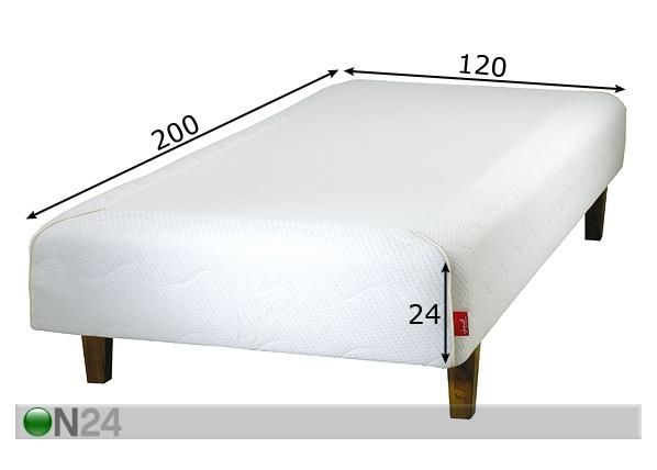 Kušett Lux 120x200 cm mõõdud