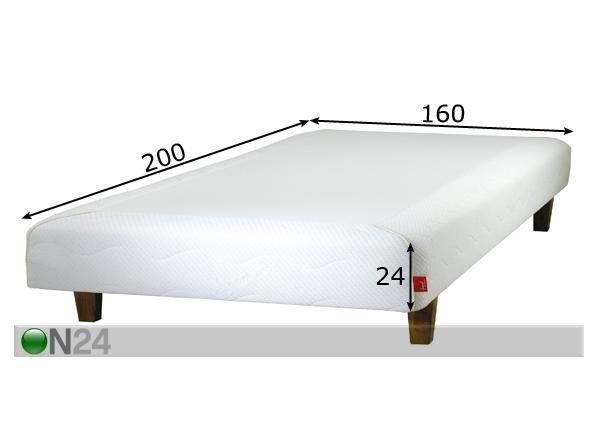 Kušett Lux 160x200 cm mõõdud