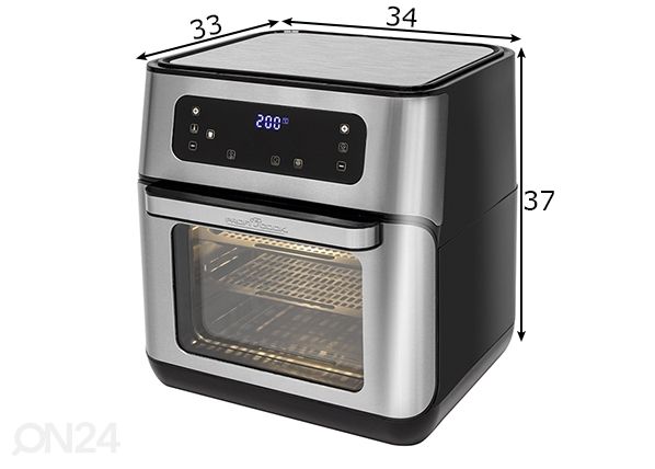 Kuumaõhu fritüür ProfiCook PCFR1200 mõõdud