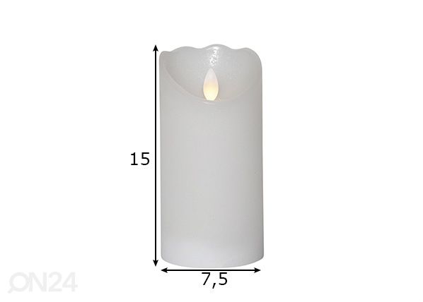 Küünal Glow 15 cm mõõdud