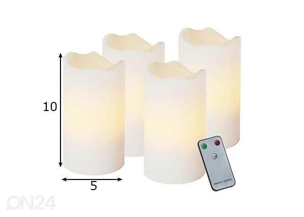 Küünalde komplekt Advent mõõdud