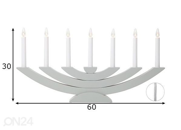 Küünlajalg Navida mõõdud