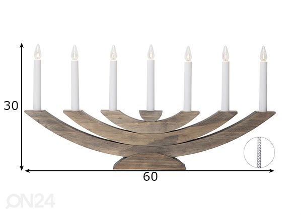 Küünlajalg Navida mõõdud