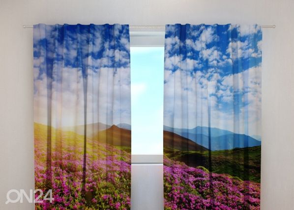 Läbipaistev kardin Flower 3, 240x220 cm