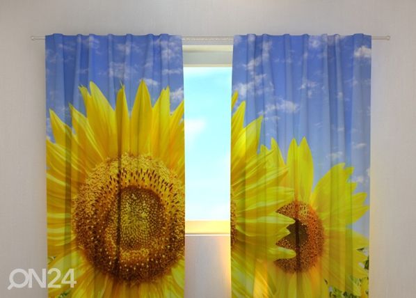 Läbipaistev kardin Flowers of the Sun 240x220 cm