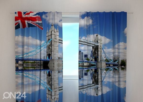 Läbipaistev kardin London Bridge 240x220 cm