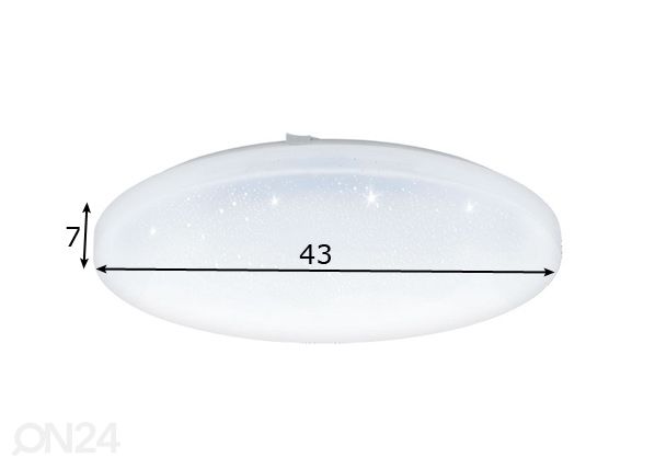 Lae - ja seinavalgusti Frania-S Ø 43 cm mõõdud