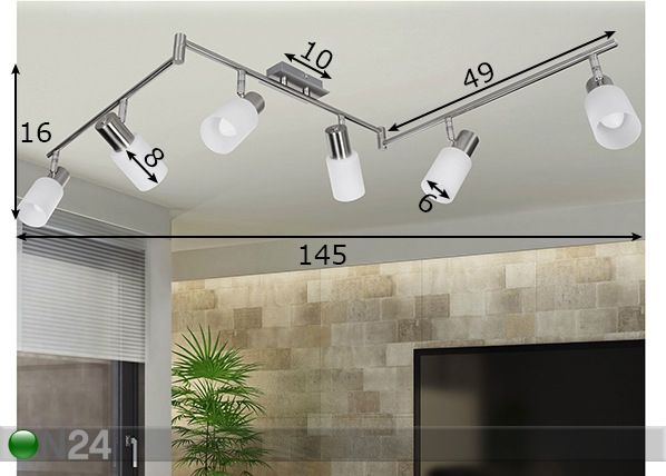 Laelamp mõõdud