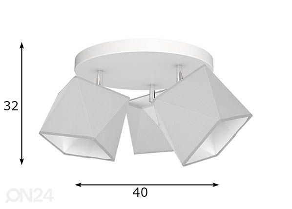 Laelamp mõõdud