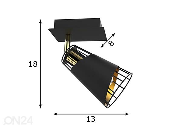 Laelamp mõõdud