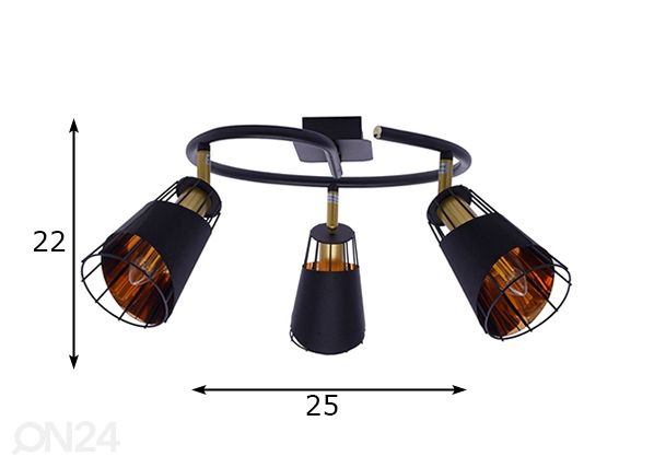 Laelamp mõõdud
