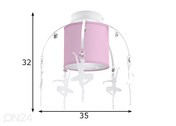 Laelamp mõõdud
