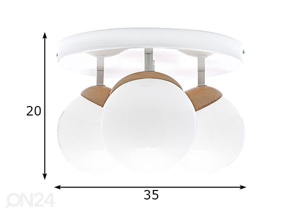 Laelamp mõõdud