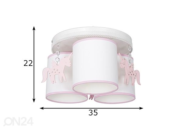 Laelamp mõõdud