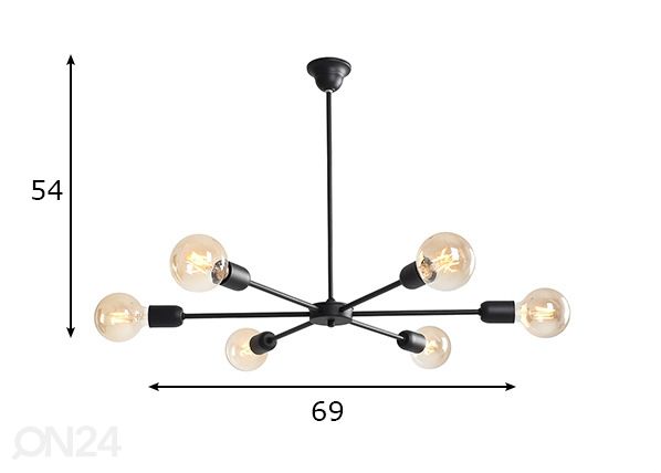 Laelamp After mõõdud