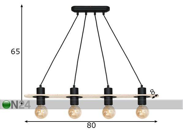 Laelamp Alba mõõdud
