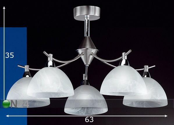 Laelamp Amsterdam mõõdud