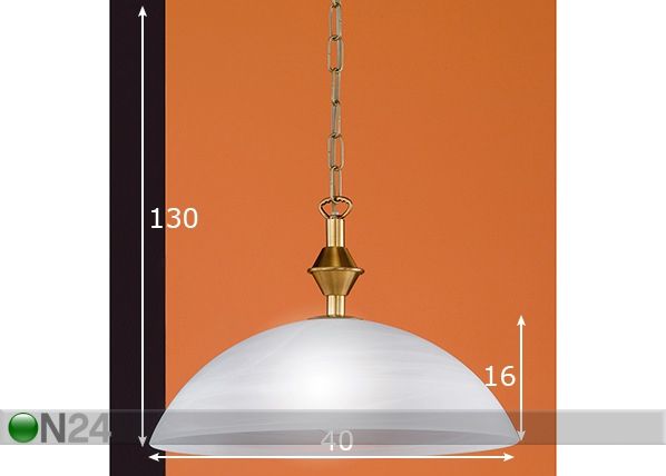 Laelamp Amsterdam mõõdud
