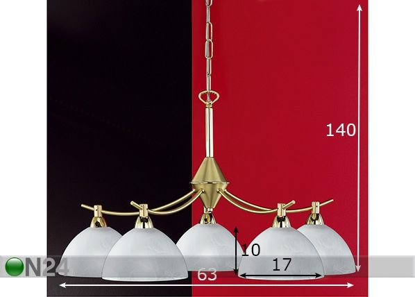 Laelamp Amsterdam mõõdud
