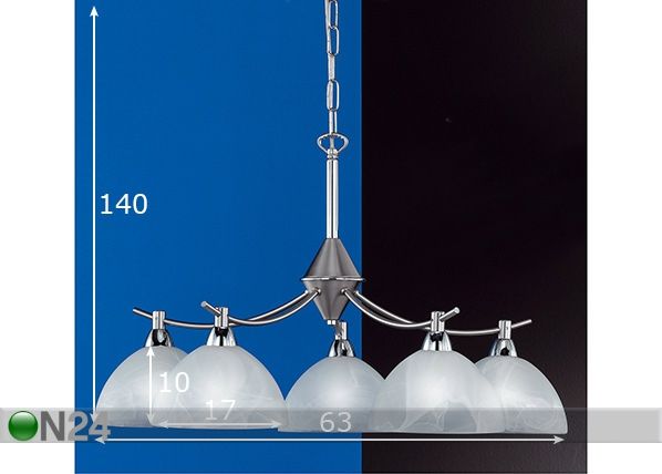 Laelamp Amsterdam mõõdud