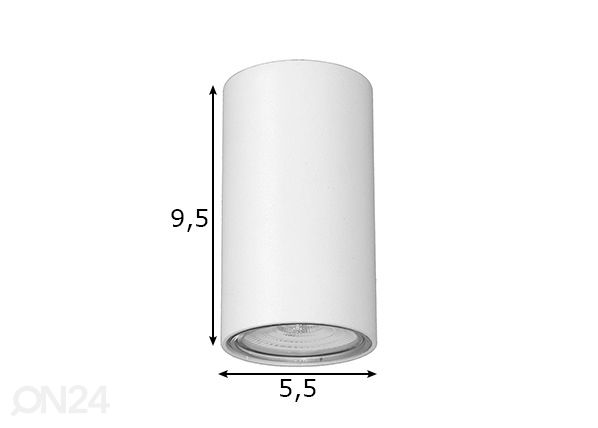 Laelamp Ares mõõdud