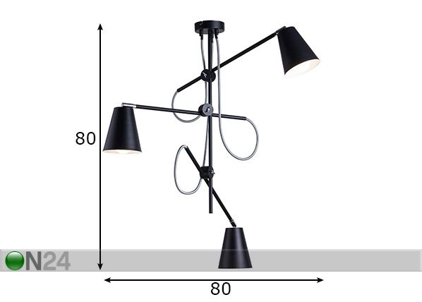 Laelamp Arte mõõdud