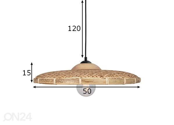 Laelamp Aruba mõõdud
