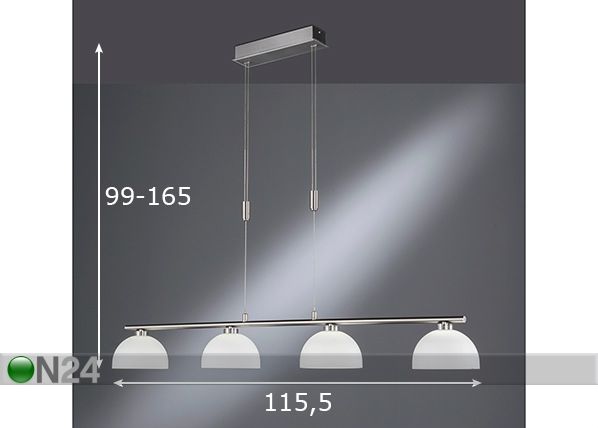 Laelamp Avignon LED mõõdud