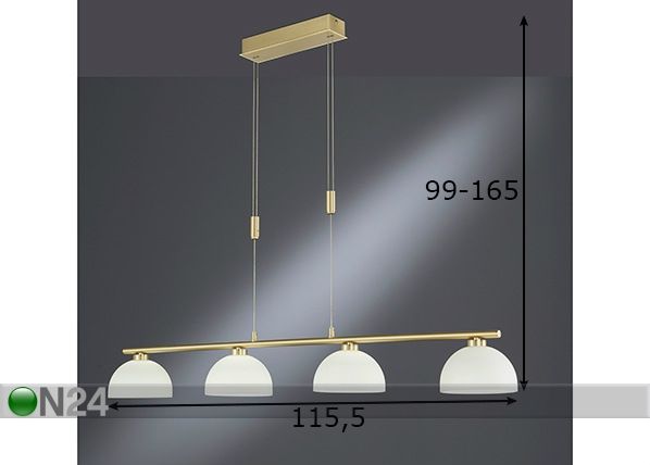 Laelamp Avignon LED mõõdud