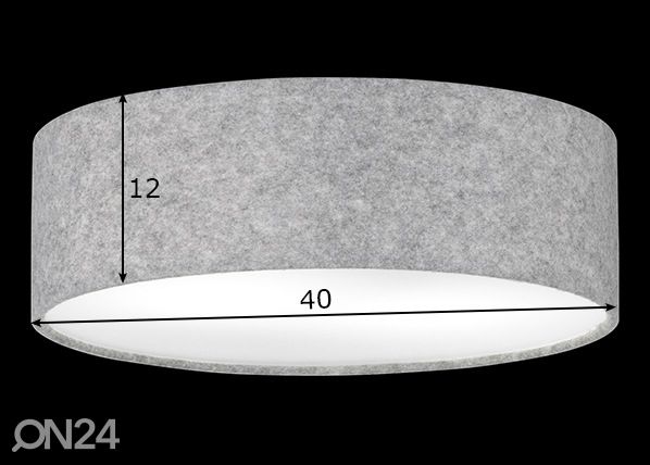 Laelamp Balder mõõdud