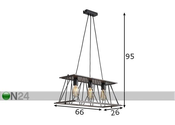 Laelamp Bari mõõdud