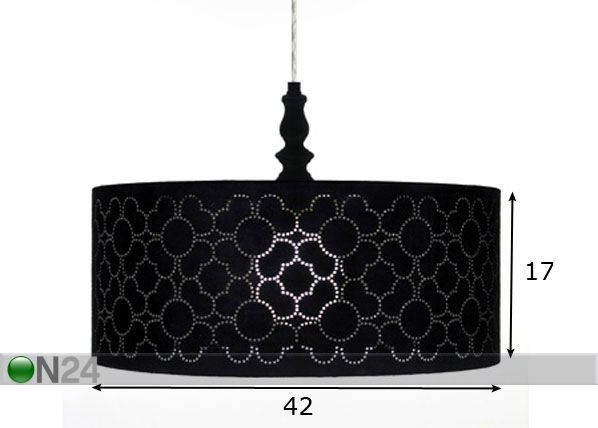Laelamp Bella mõõdud