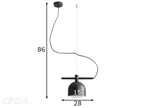 Laelamp Beryl mõõdud
