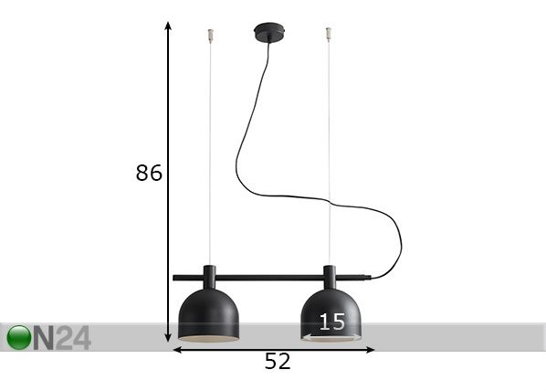 Laelamp Beryl mõõdud