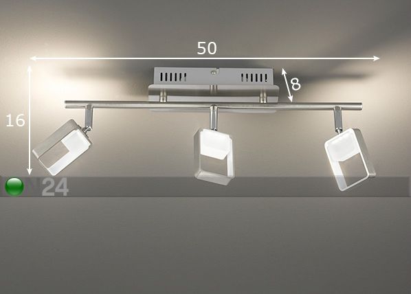 Laelamp Border LED mõõdud